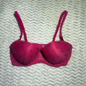 Vs pink heart bra